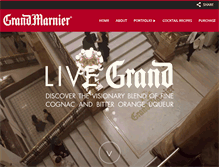 Tablet Screenshot of en.grand-marnier.com